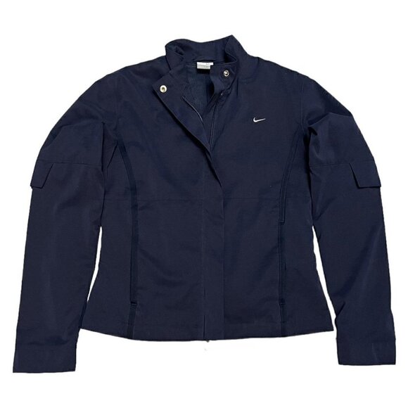 Nike Swoosh Windbreaker Lightweight Womens Designer Outdoor Jacket Womens Small - Picture 1 of 4